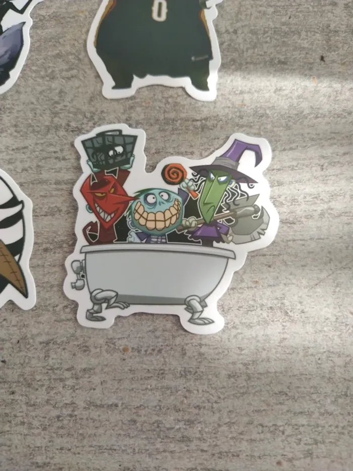 Lot de stickers autocollant sur le thème de l'étrange Noël de monsieur jack (lot E) - photo numéro 7
