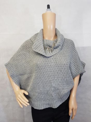 Pimkie - Poncho en tricot et col roulé - Neuf !