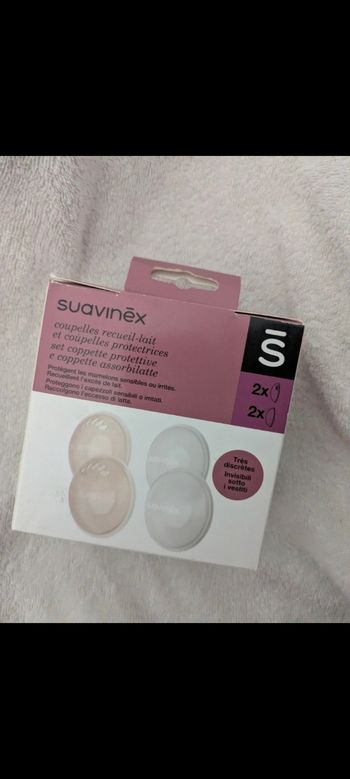 Coupelles recueil lait