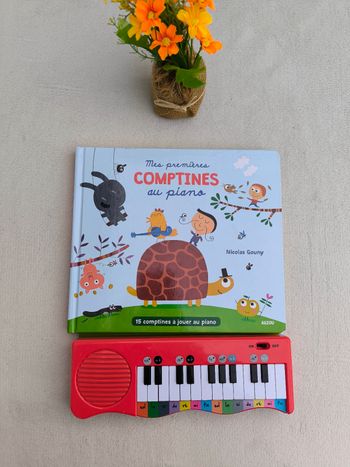 Livre Mes premières comptines au piano Auzou