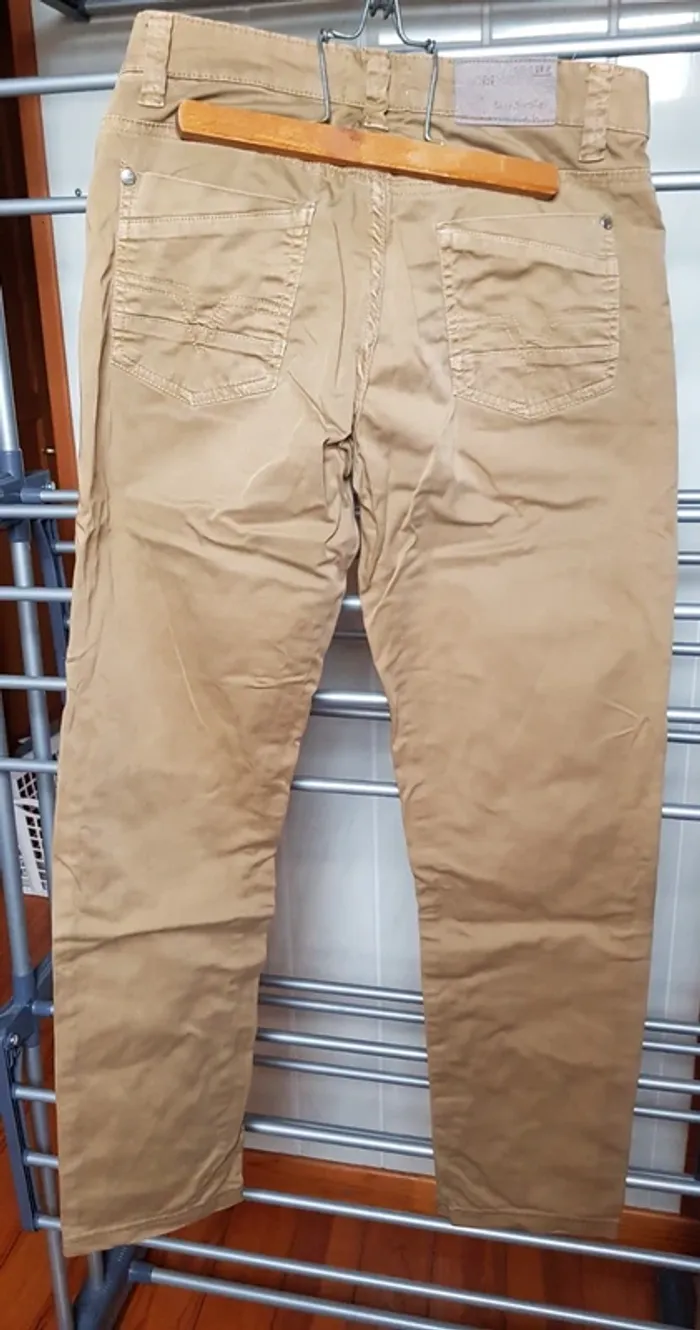 Pantalon toile camel Caks valley - photo numéro 2