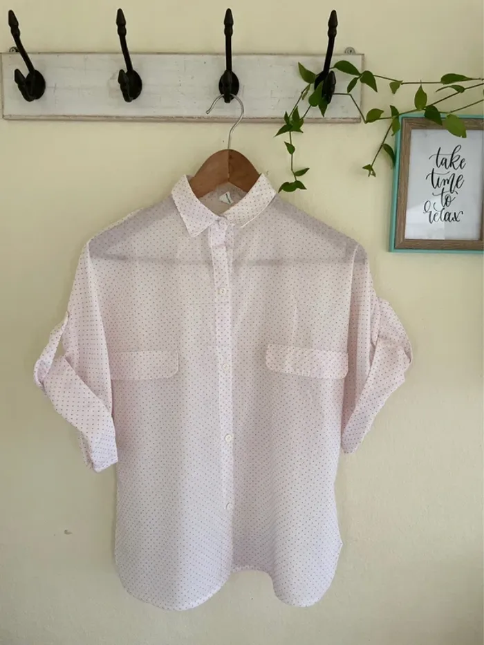 #Chemise à pois 🍀 - photo numéro 2
