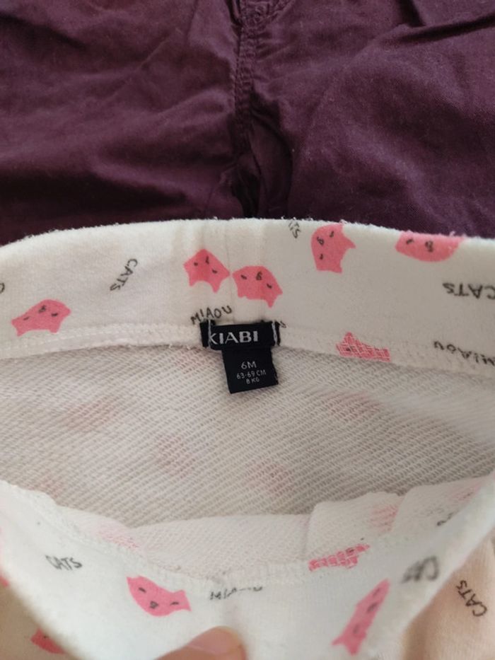 Lot 6 pantalons adidas orchestra catimini Kiabi dpam 6 mois - photo numéro 3