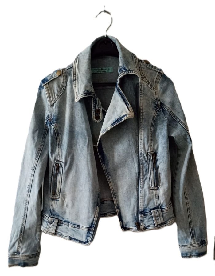 Veste Jean Cache Cache "Dream Collection" Style Motard Chic - photo numéro 7