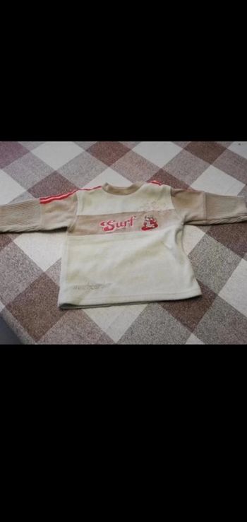 Pull manches longues écru Mini Gang 18 mois