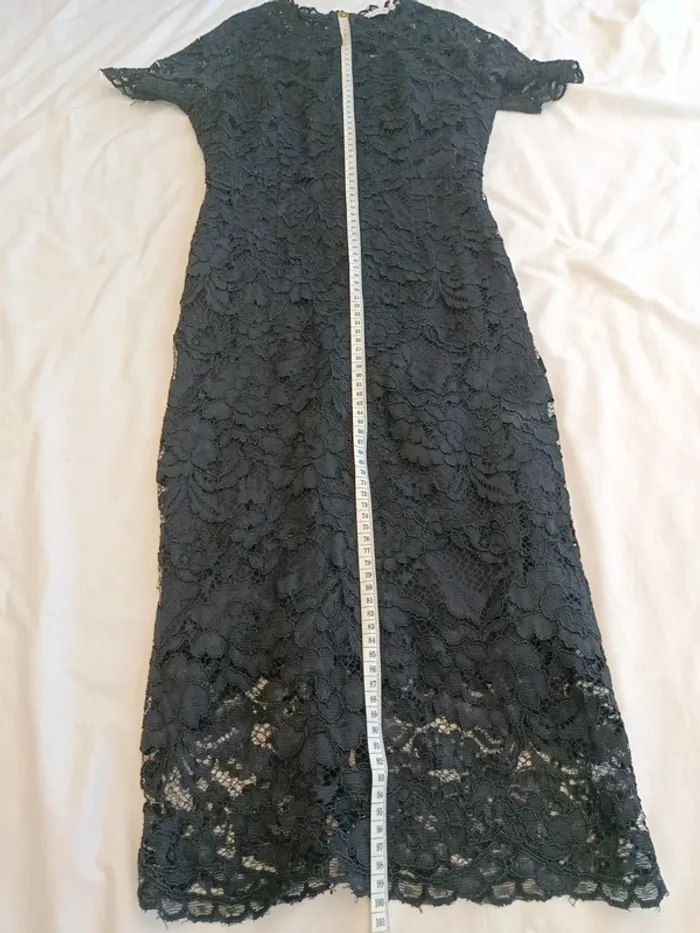 Robe noire dentelle Molly Bracken taille S - photo numéro 8