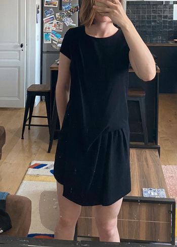 Robe noire comptoir des cotonniers en 36