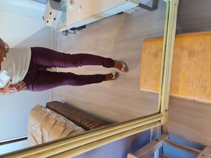 Jean slim bordeaux Lola & Liza Taille 34 - photo numéro 4