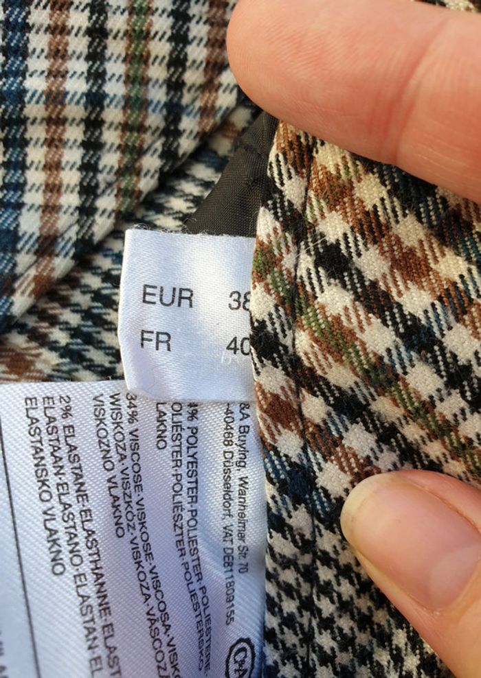 Pantalon tissus carreaux prince de Galles - photo numéro 8