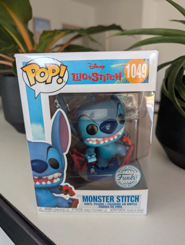 Figurine Funko pop Disney lilo et Stitch monster Stitch 1049