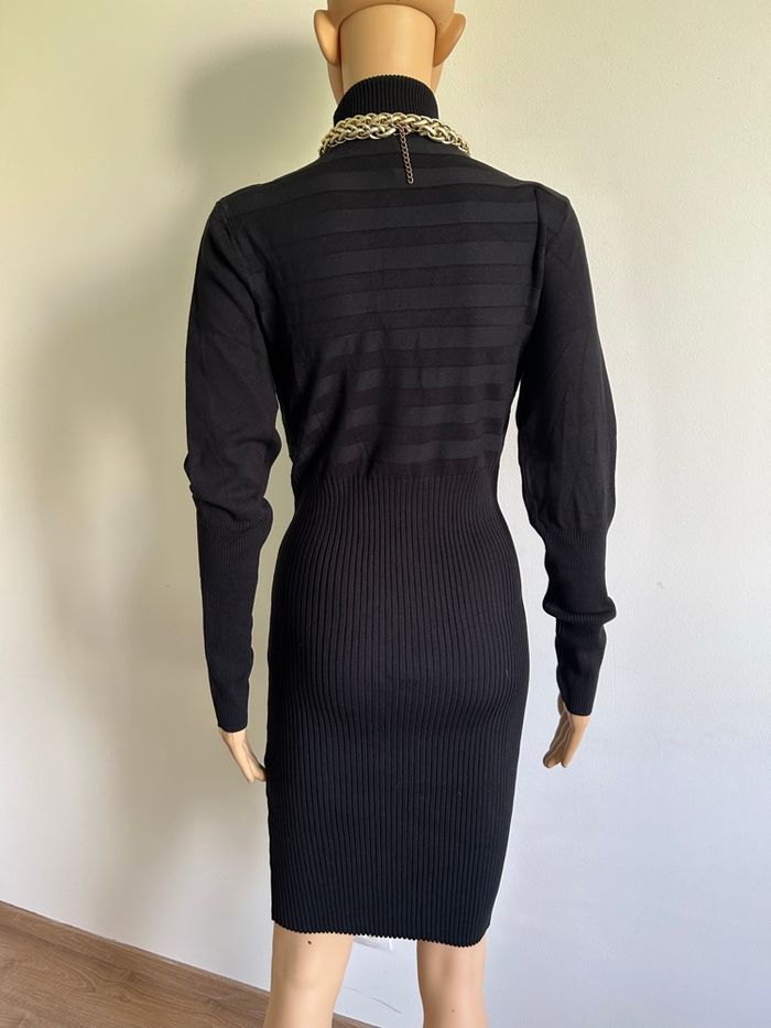 Robe pull noire neuve à manches longues Morgan taille XL (taille petit) - photo numéro 5