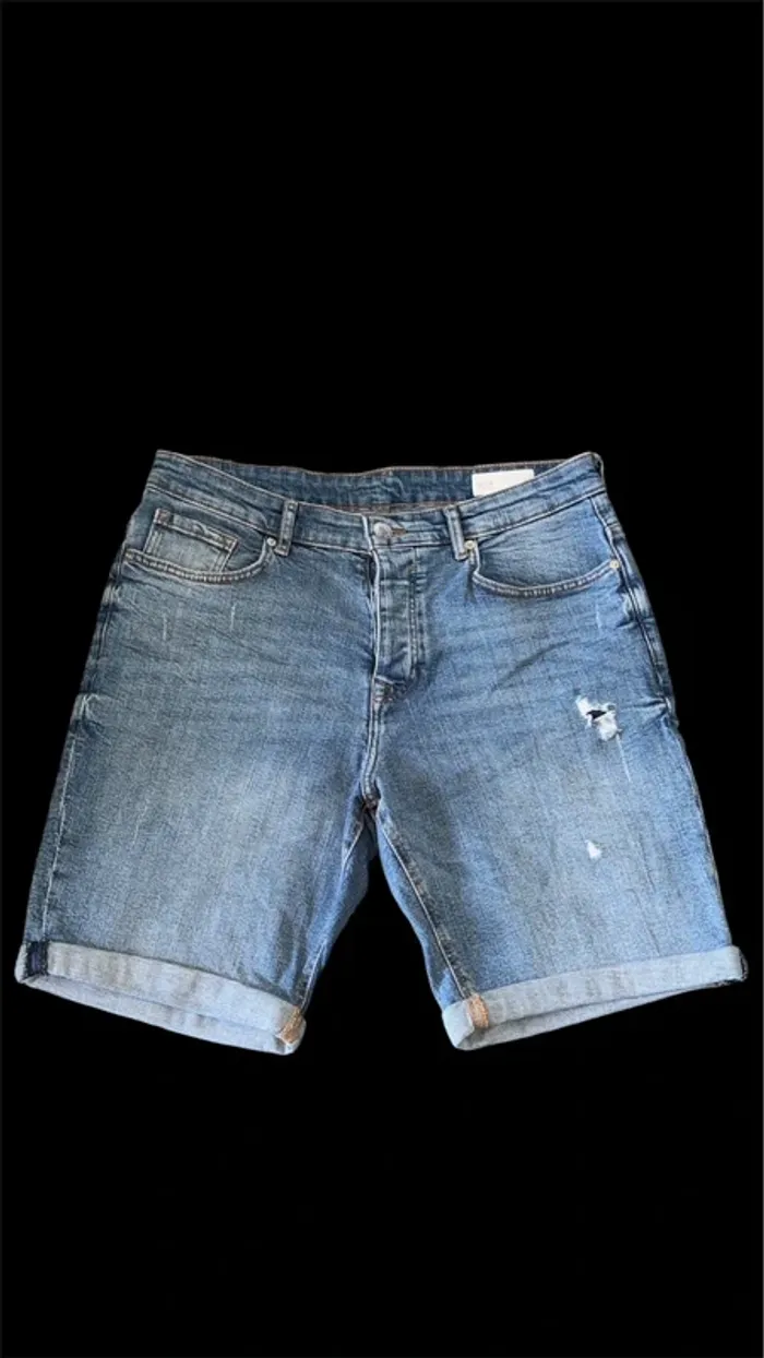 Short jeans bleu homme Primark W34