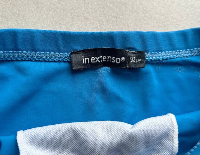 Maillot de bain bleu uni In Extenso 2/3 ans - photo numéro 2