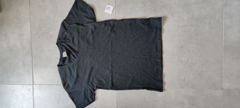 T-shirt noir col V femme taille S