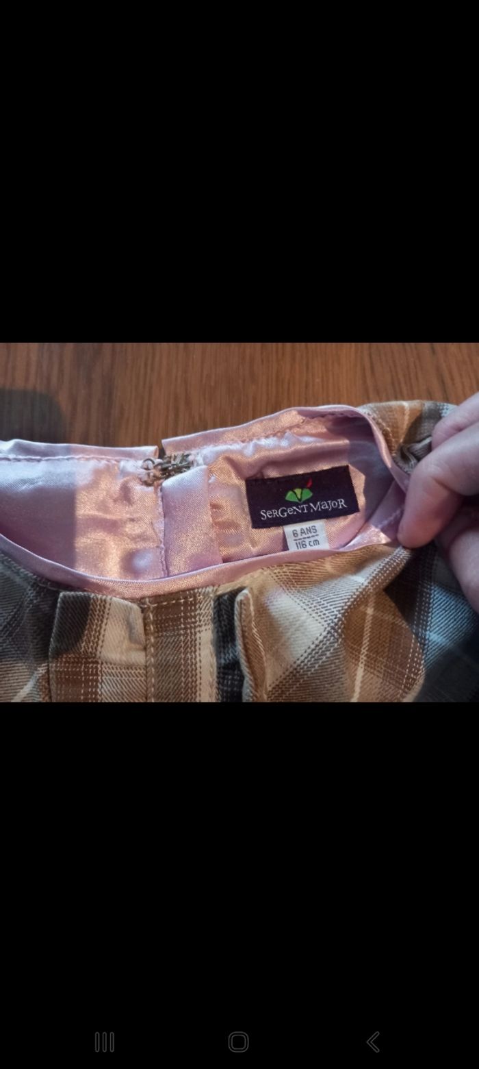 Robe à carreaux doublée (6 ans) - photo numéro 7