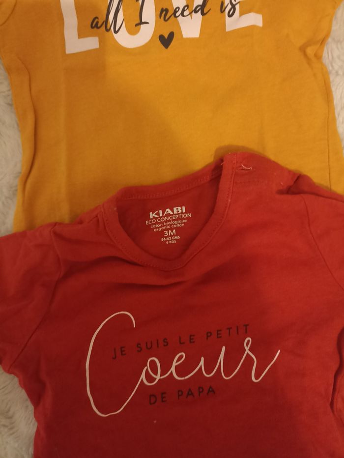 T-shirt manches longues 3 mois - photo numéro 2