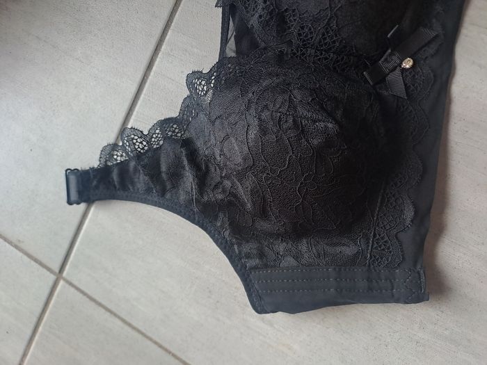 Soutien-gorge brassière noir Taille XL - photo numéro 2