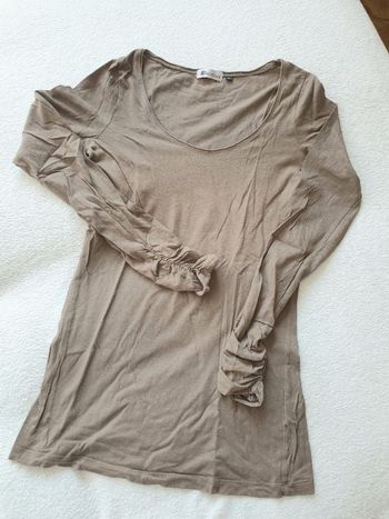 T-shirt manches longues kaki 38-40