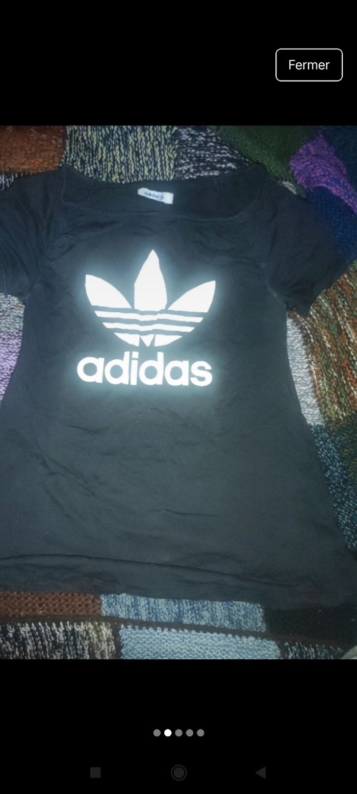 Tee-shirt adidas e74 - photo numéro 2