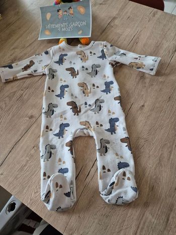 🦖 Pyjama hiver garçon GEMO 9m