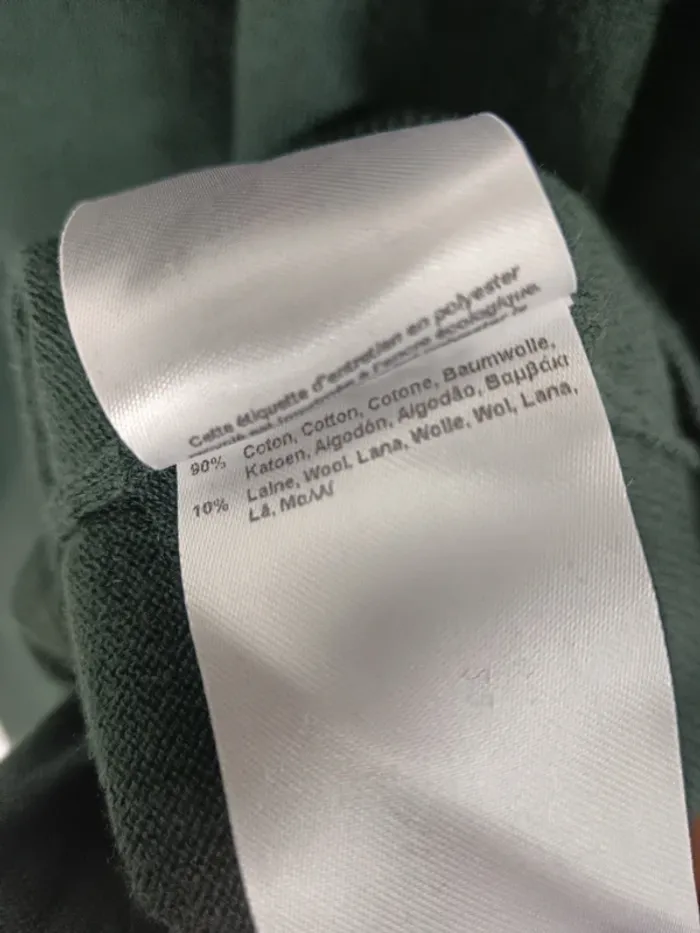 Schott "Pull col roulé vert sapin" taille S - photo numéro 7