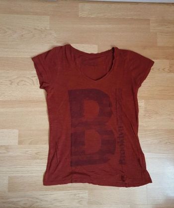 Haut marron rouille " Bizzbee  " en T.S(36)