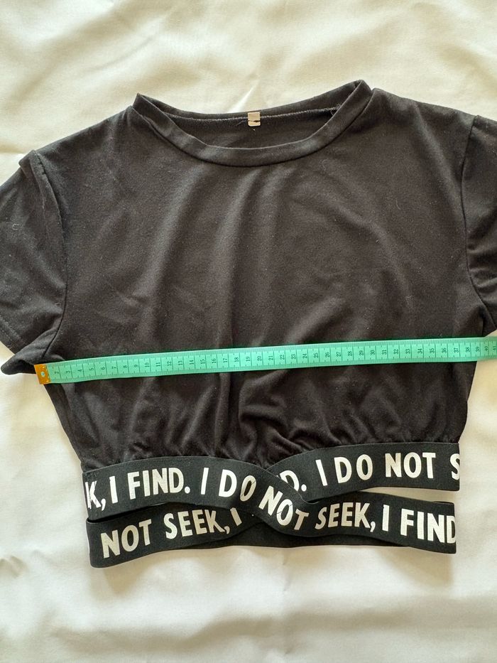 T-shirt avec bandes élastiques - SHEIN - M/38 - photo numéro 7