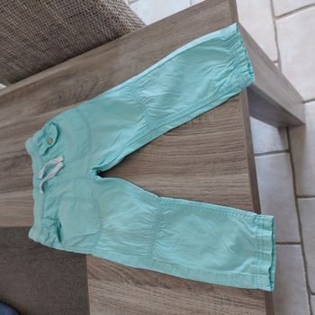 Pantalon turquoise 3 Ans