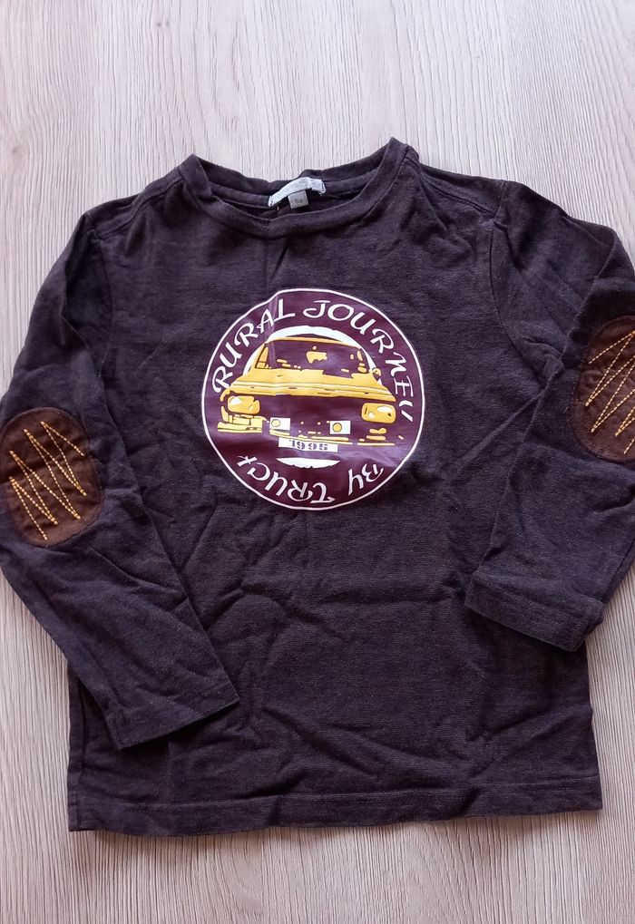 Lot T-shirts grandes manches 5 ans - photo numéro 3