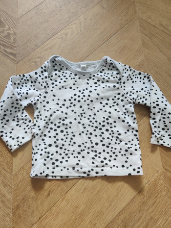 Tshirt manche longue a pois