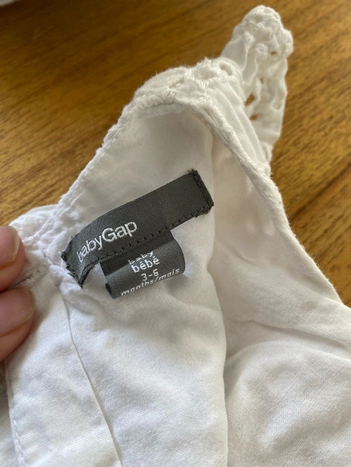Robe blanche babygap - photo numéro 5