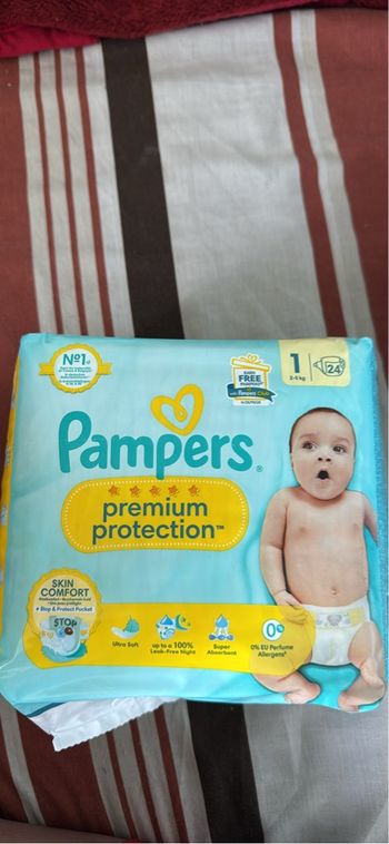 Couche Pampers Premium taille 1