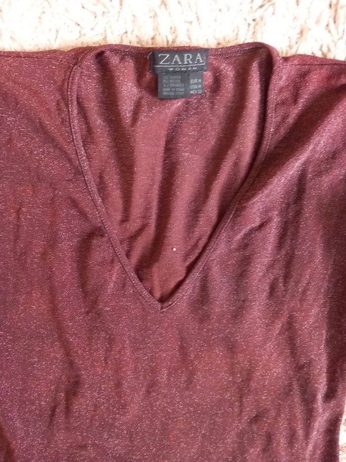 📦pull licra nylon  Zara  T38M - photo numéro 3