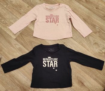 Lot tee-shirts manches longues fille