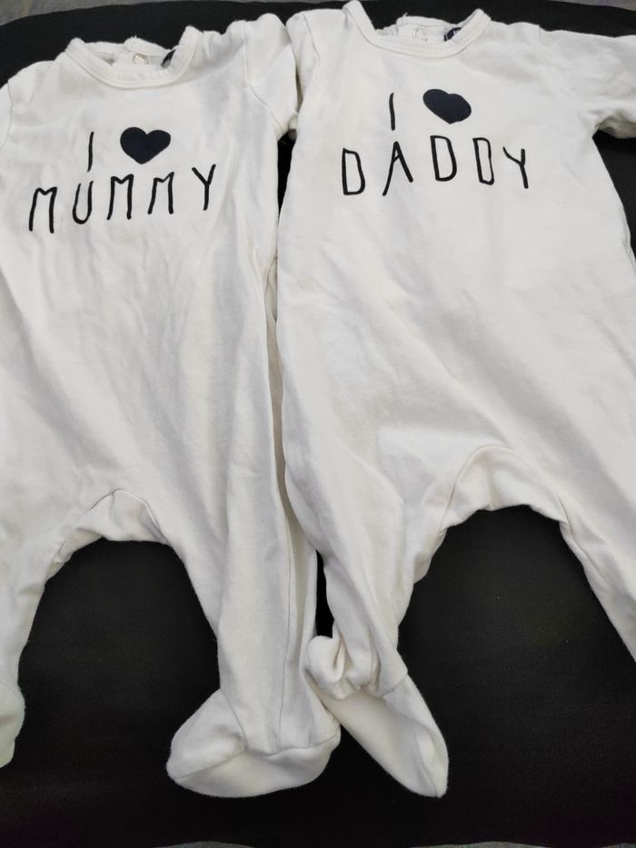 Lot de pyjama 1 mois (kiabi)
