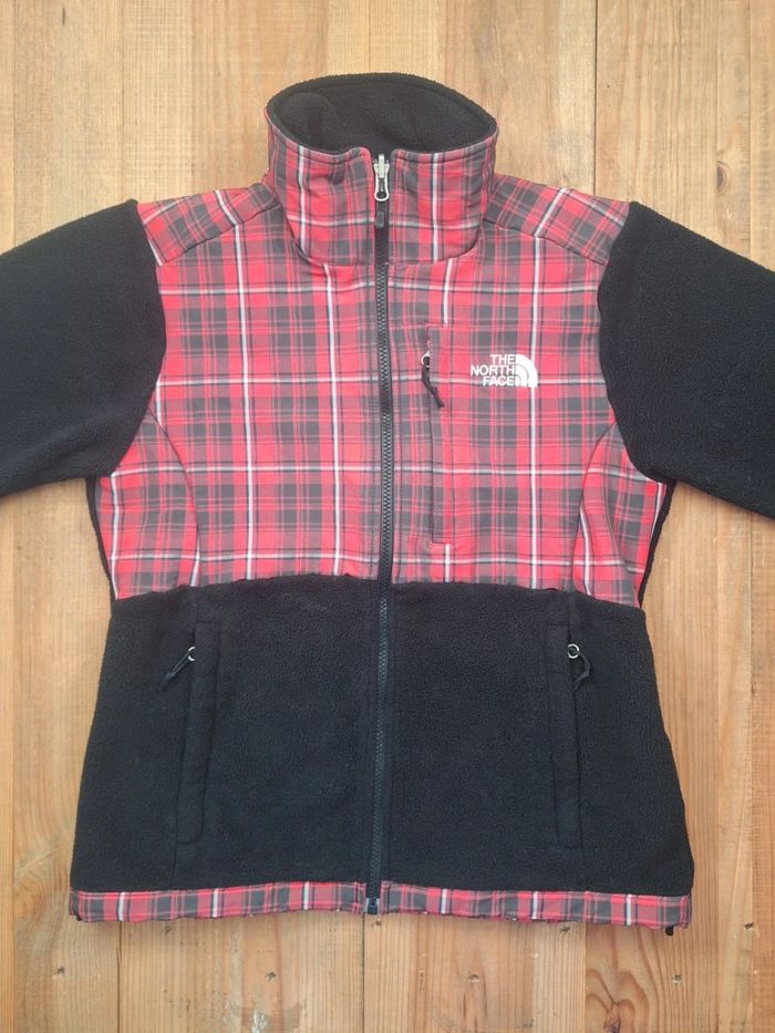 veste polaire denali the north face femme bi colore / polartec - taille S - brodé (633) - photo numéro 2