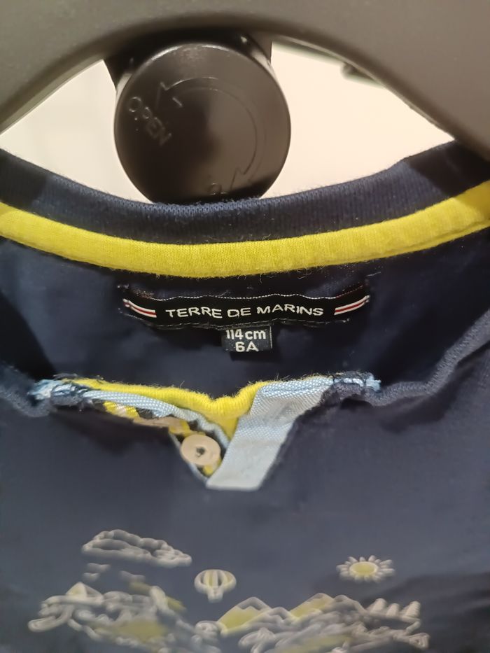 Tee-shirt manches longues 6 ans terre de marins - photo numéro 4