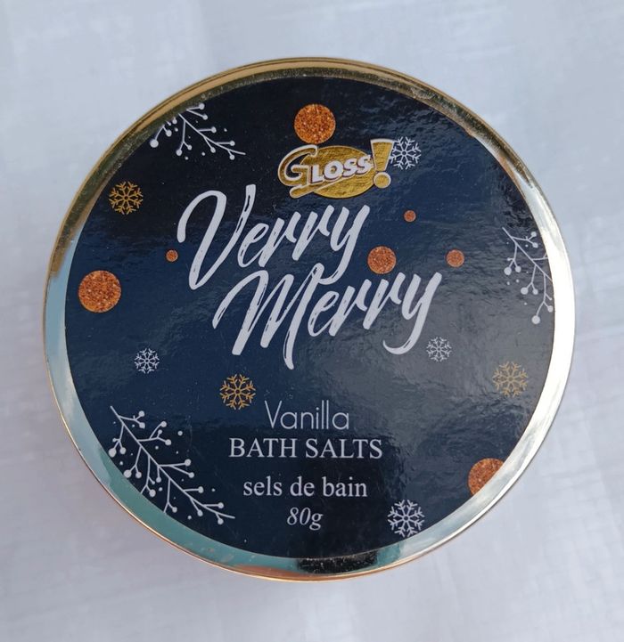 Sel de bain à la vanille Gloss !