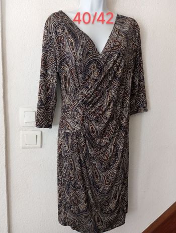 Robe fluide cache coeur femme 40/42