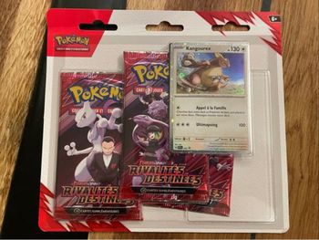 Tripack Pokémon Rivalités Destinées EV10 Kangourex FR Neuf