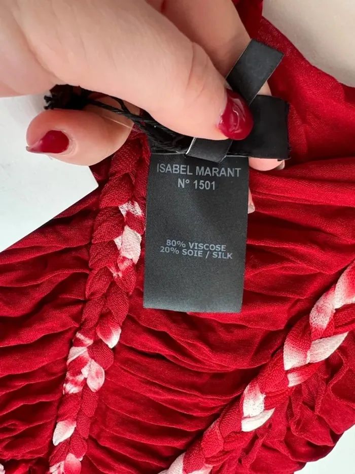 Robe rouge Isabel Marant - photo numéro 12