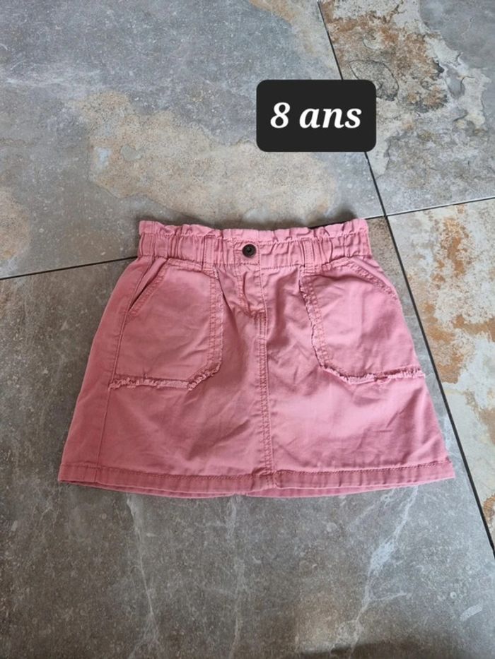 Jupe paperbag 8 ans