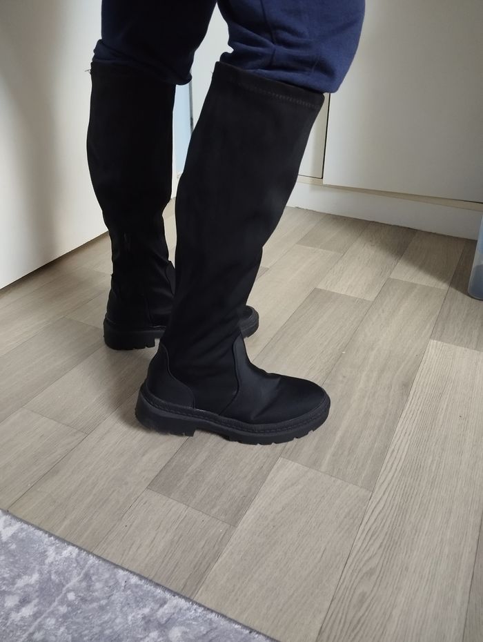 Bottes noires Shein - photo numéro 3