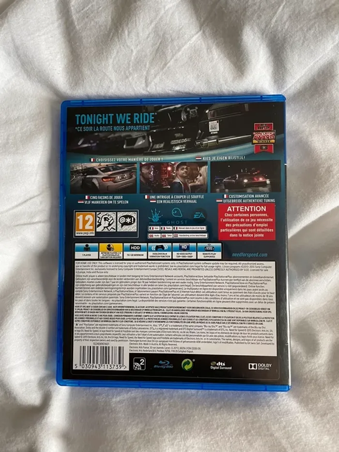 Need For Speed PS4 - photo numéro 2