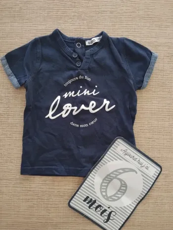 Tee shirt 6 mois / 68 cm