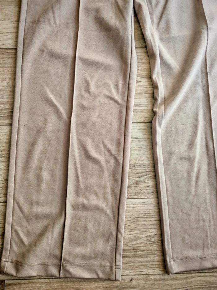 Pantalon jambe large vero moda beige 38 M32 - photo numéro 2