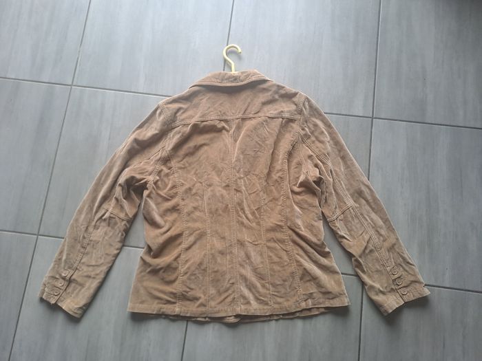 Veste en velours beige/camel M&S Taille 44 - photo numéro 9