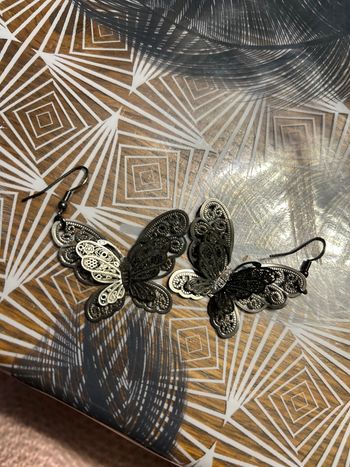 Boucles d’oreilles papillon