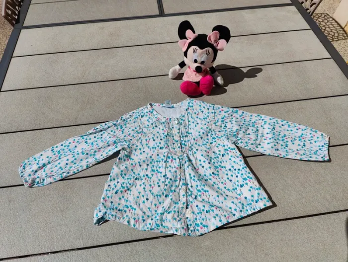 Chemise Vertbaudet fille 18 mois