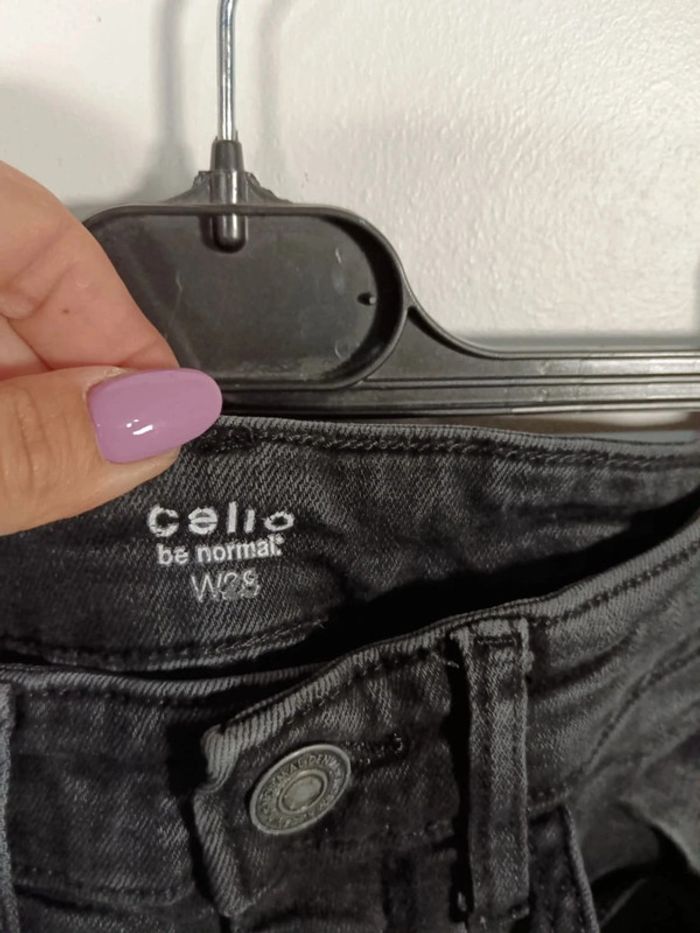 C19 jeans noir celio W28 - photo numéro 3